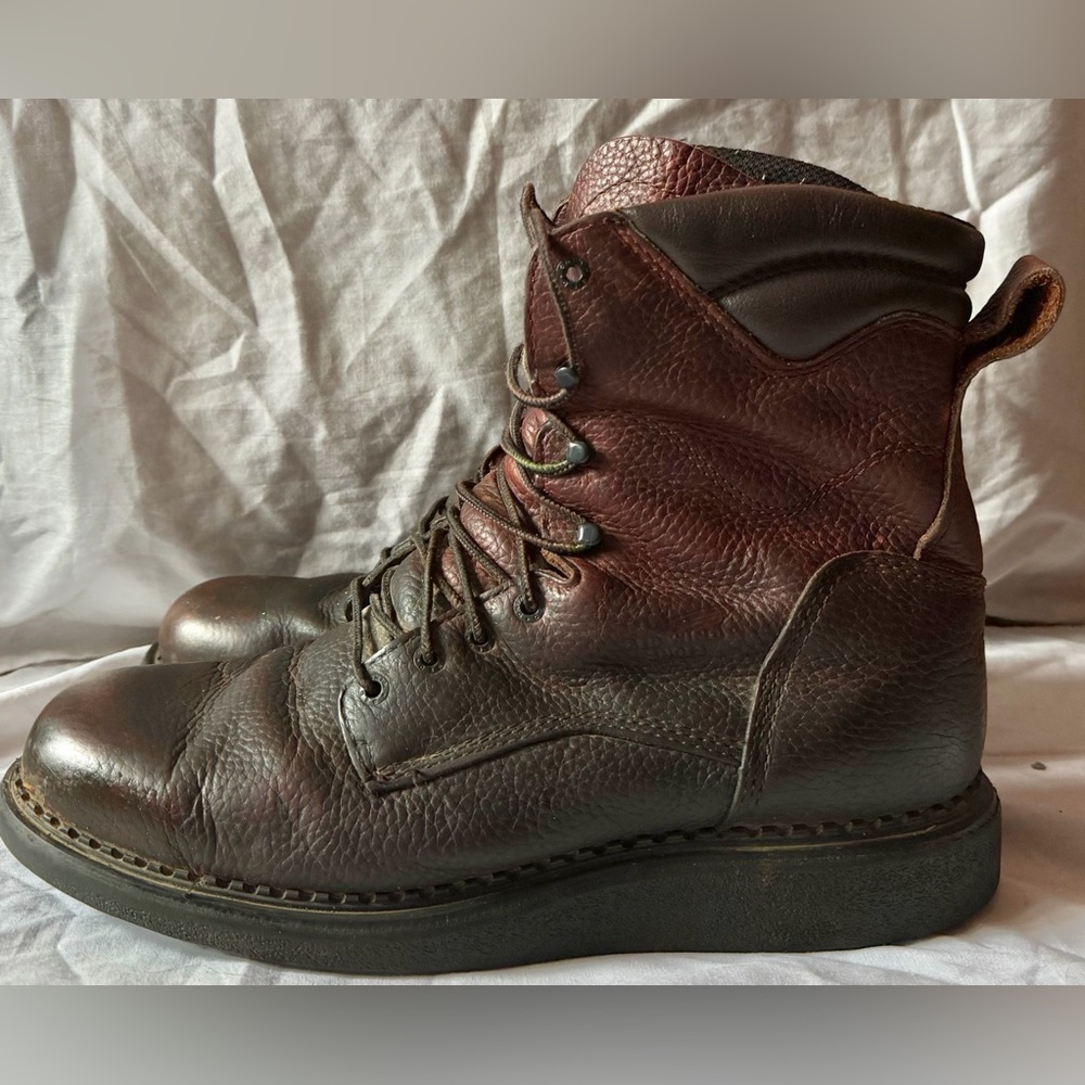 Men's Red Wing Shoes #468 Eh Electrical Hazard Work Boots Size 13d Brown Usa